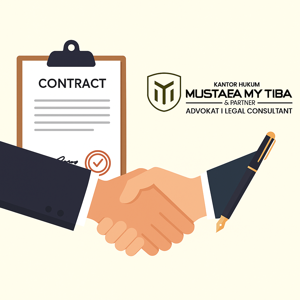 penandatanganan kontrak profesional