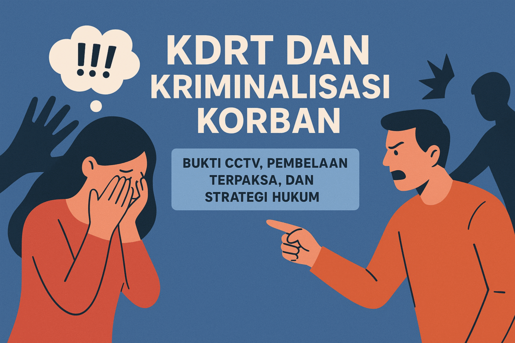 KDRT dan Kriminalisasi Korban: Analisis Hukum, Bukti CCTV, dan Strategi Pembelaan kdrt dan kriminalisasi korban