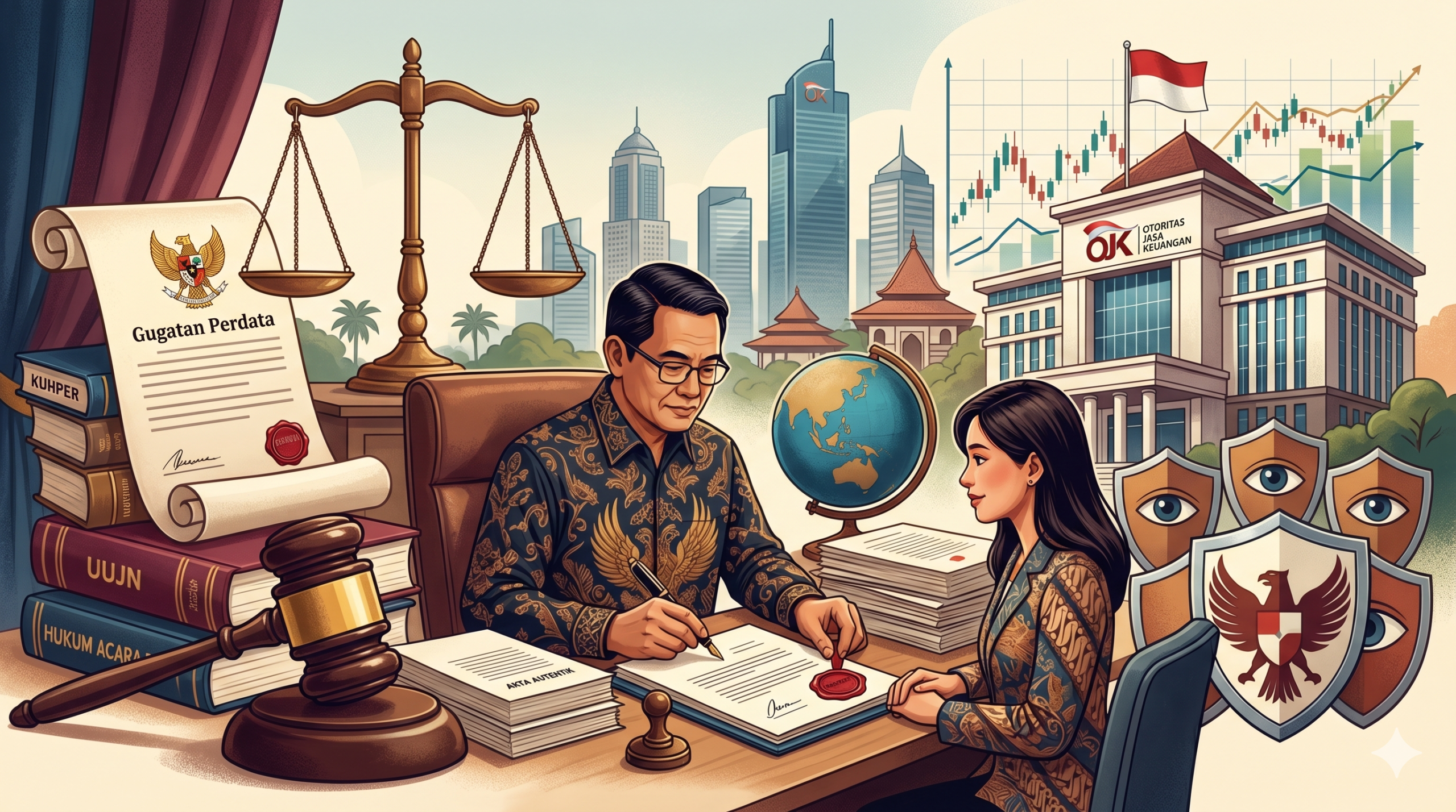 Sinergi Perlindungan Konsumen: Analisis Tanggung Jawab Notaris dan Urgensi Pengawasan OJK dalam Gugatan Perdata
