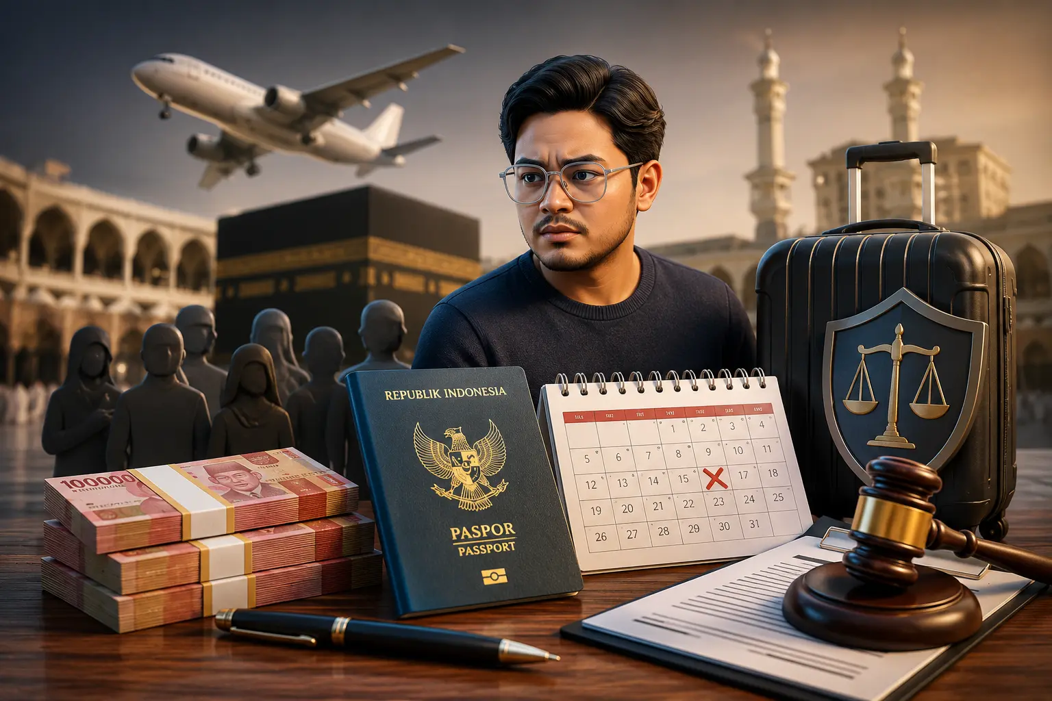 Ilustrasi kasus dugaan penipuan umrah Hanania Group