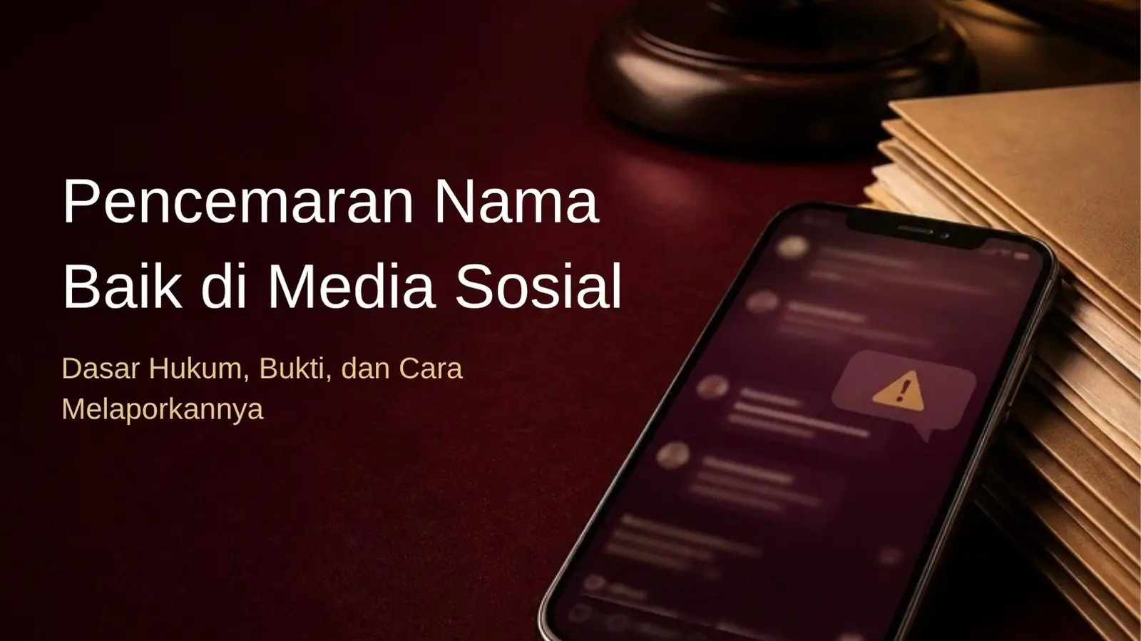 Tangkapan layar unggahan media sosial menjadi barang bukti laporan pencemaran nama baik berbasis UU ITE
